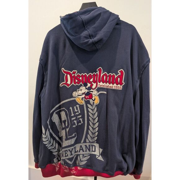 Disneyland “55” Hoodie – XL, Mickey Patch & Shield Zipper, Rare Details - Picture 2 of 8